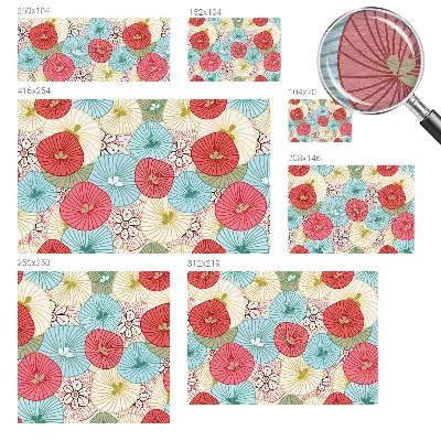 Papier peint photographique intissé Motif floral