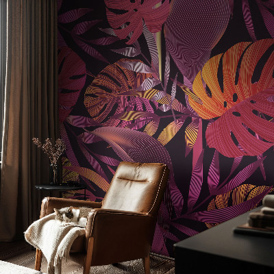 Papier peint panoramique haut de gamme Exotické listy