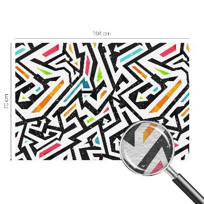 Papier peint panoramique facile à poser Abstraktná mozaika