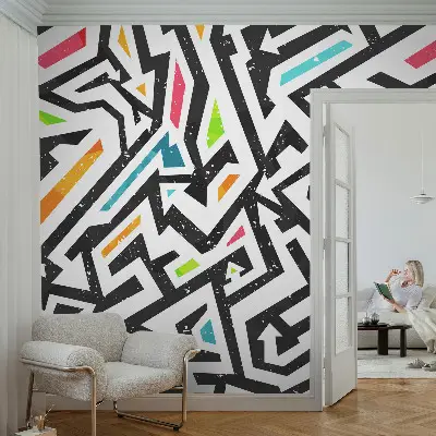 Papier peint photographique intissé Mosaïque abstraite