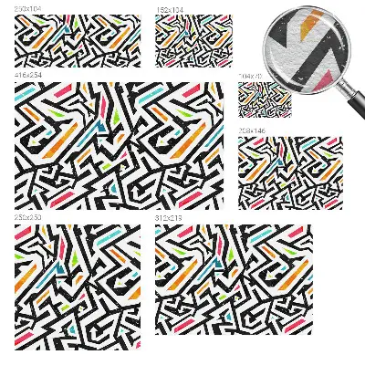 Papier peint photographique intissé Mosaïque abstraite