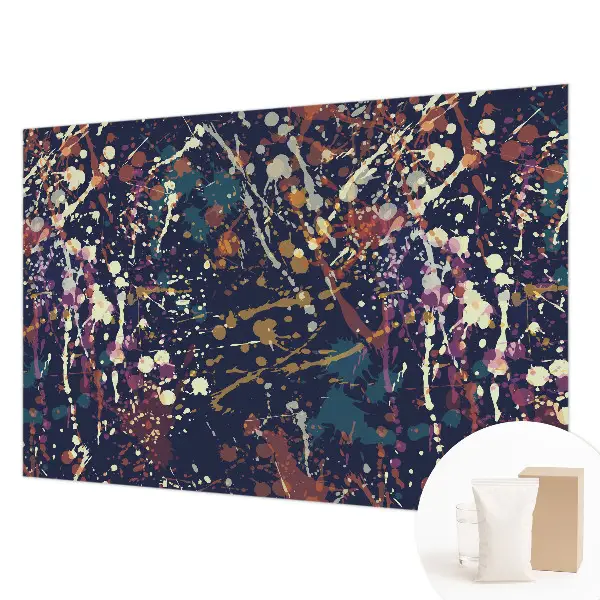 Papier peint photo grand format pour le mur abstraction colorée