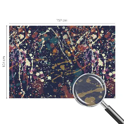 Papier peint photo grand format pour le mur abstraction colorée