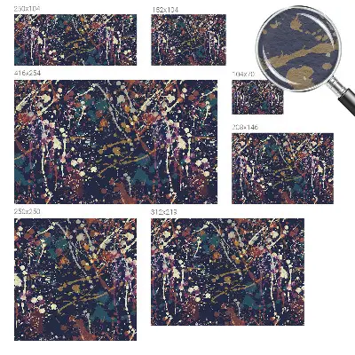 Papier peint photo grand format pour le mur abstraction colorée