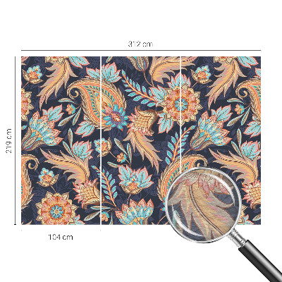 Décoration murale panoramique intissé Kvetinový vzor