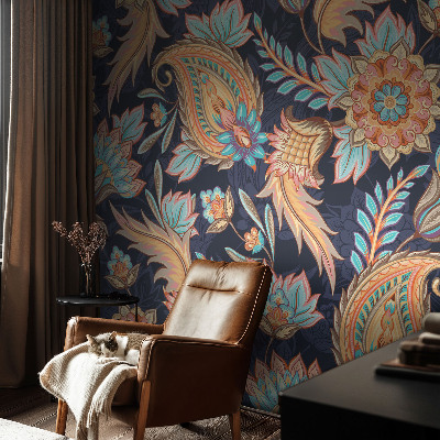 Décoration murale panoramique intissé avec un motif floral
