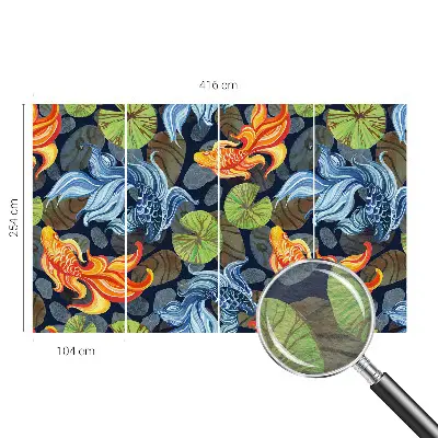 Papier peint photo imprimé sur tissu non tissé Motifs de poissons