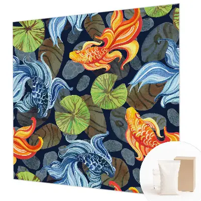 Papier peint photo imprimé sur tissu non tissé Motifs de poissons