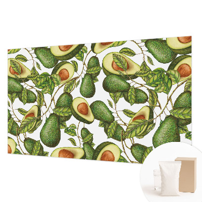 Papier peint panoramique à motif avocat