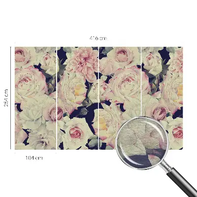 Papier peint photographique intissé bouquet de fleurs