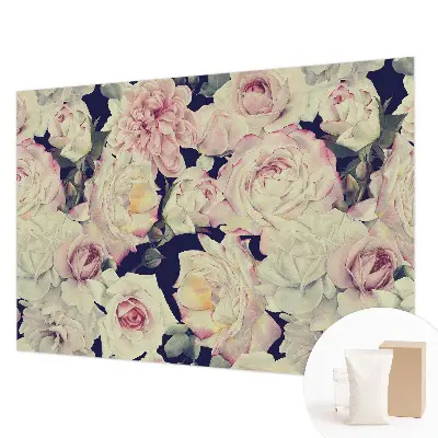 Papier peint photographique intissé bouquet de fleurs