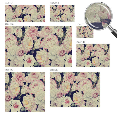 Papier peint panoramique sur mesure avec motif Kytica kvetov