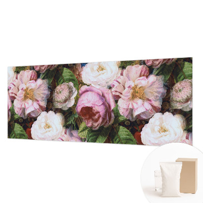 Tapisserie panoramique avec un motif floral élégant