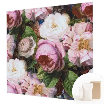 Papier peint photo sur tissu non tissé élégance florale