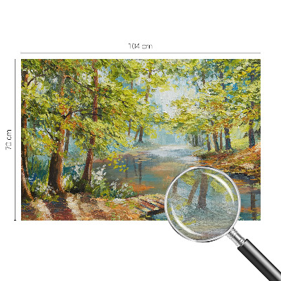 Papier peint panoramique chambre Idylické jazero