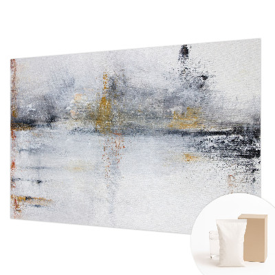 Papier peint panoramique chambre adulte avec un motif abstrait harmonieux