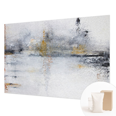 Papier peint panoramique chambre adulte avec un motif abstrait harmonieux