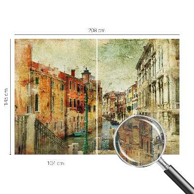 Papier peint panoramique de haute qualité avec motif « impression urbaine »