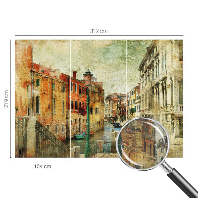 Papier peint panoramique de haute qualité avec motif « impression urbaine »