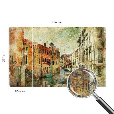 Papier peint panoramique de haute qualité avec motif « impression urbaine »