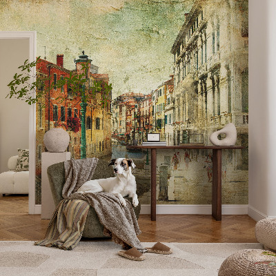 Papier peint panoramique de haute qualité avec motif « impression urbaine »