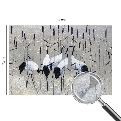 Papier peint intissé Grues harmonieuses