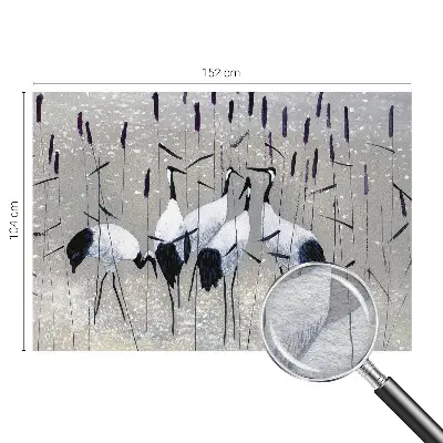 Papier peint intissé Grues harmonieuses
