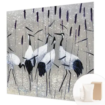 Papier peint intissé Grues harmonieuses