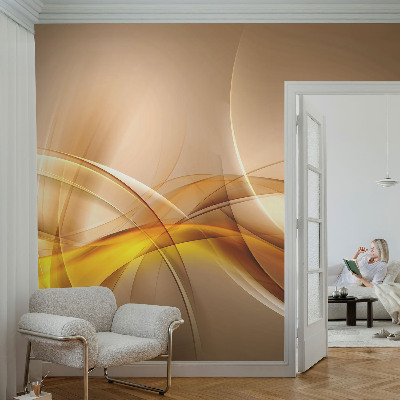Papier peint panoramique facile à poser avec un motif de fines lignes