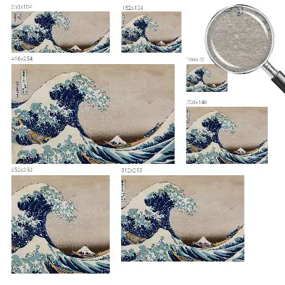 Papier peint photo grand format pour le mur Vague dramatique