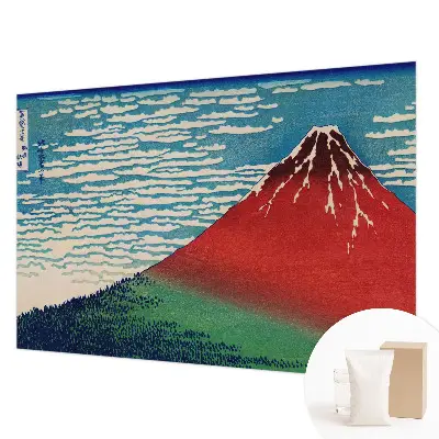 Papier peint photographique sur tissu non tissé Montagne Rouge