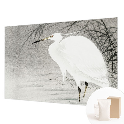 Papier peint panoramique avec un motif de paysage aquatique