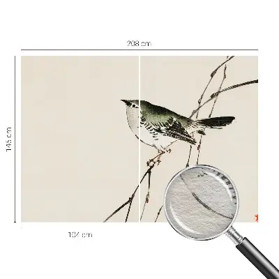 Papier peint intissé Oiseau harmonieux