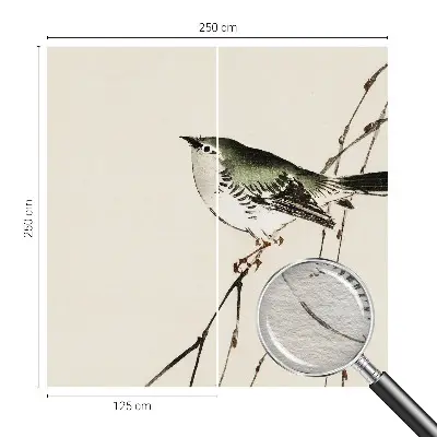 Papier peint intissé Oiseau harmonieux