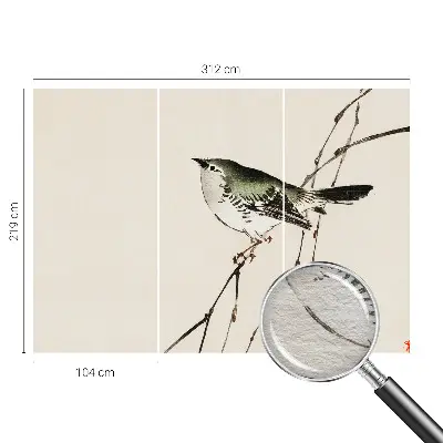 Papier peint intissé Oiseau harmonieux