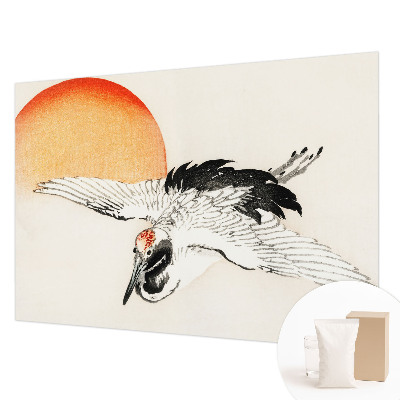 Papier peint photo intissé avec un motif de grue élégante