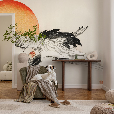 Papier peint photo intissé Elegantný žeriav