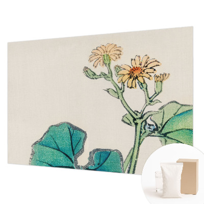 Papier peint panoramique chambre adulte Kvet a listy