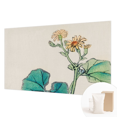 Papier peint panoramique chambre adulte Kvet a listy
