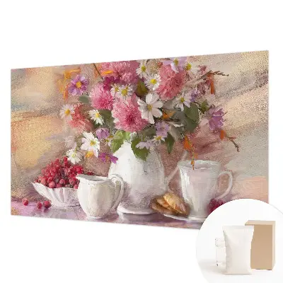 Papier peint intissé fleurs sauvages