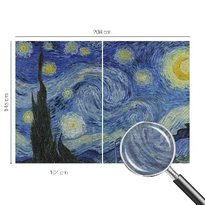 Papier peint photo grand format pour le mur Vortex nocturne