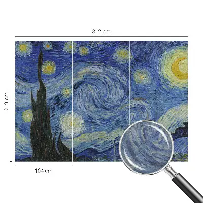 Papier peint photo grand format pour le mur Vortex nocturne