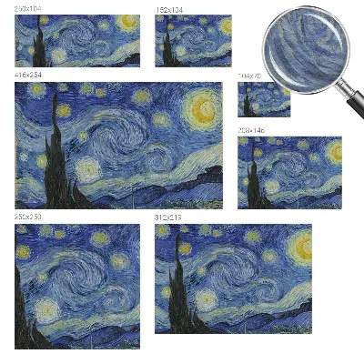 Papier peint photo grand format pour le mur Vortex nocturne