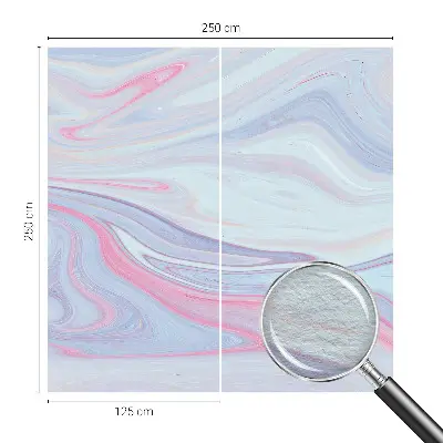 Papier peint photographique intissé Tourbillon pastel