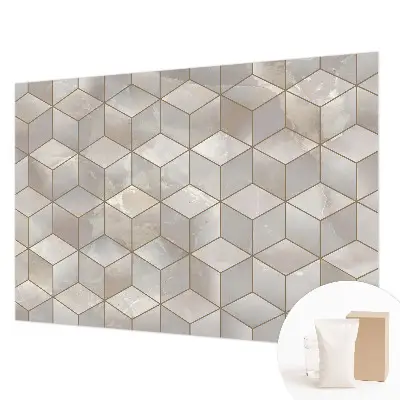 Papier peint photographique sur tissu non tissé Mosaïque géométrique