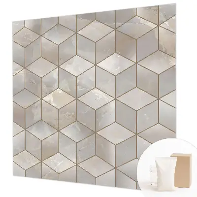 Papier peint photographique sur tissu non tissé Mosaïque géométrique