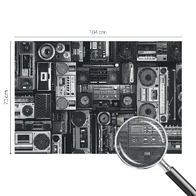 Papier peint photographique intissé Radio rétro