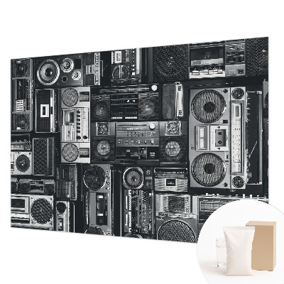 Papier peint panoramique chambre adulte Retro rádio