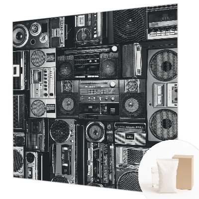 Papier peint panoramique chambre adulte Retro rádio