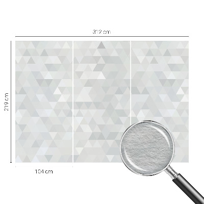 Papier peint panoramique de haute qualité avec un motif gris